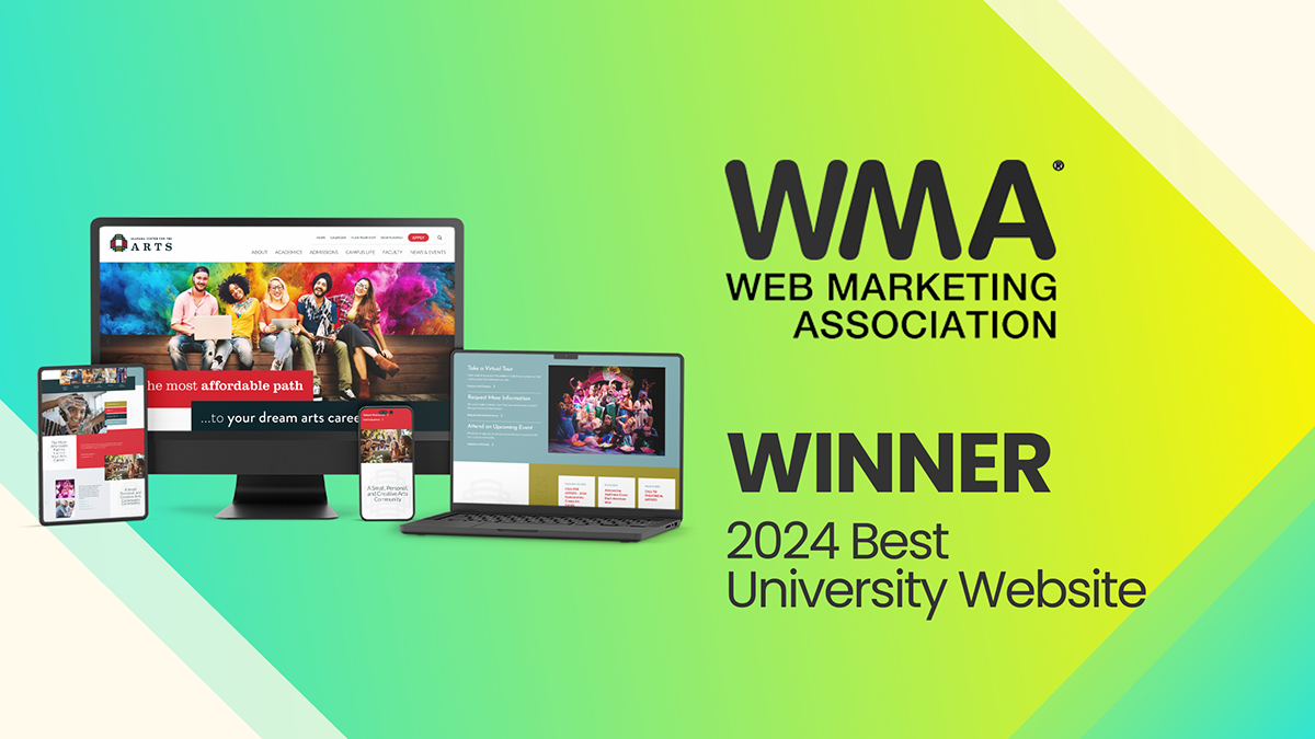 Web Marketing Association (WMA) awards website for best university website